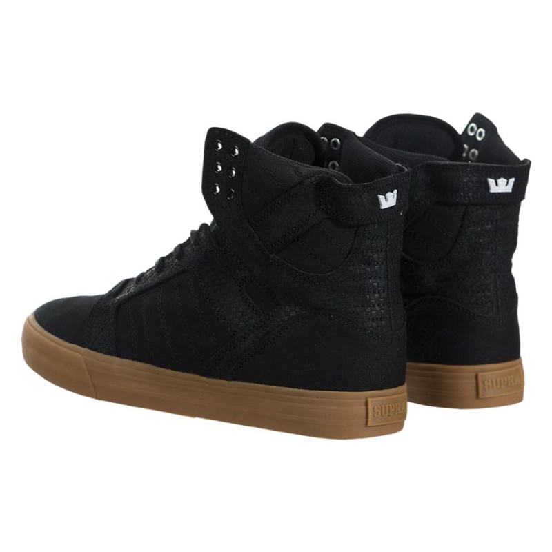 Inalti Dama Supra SkyTop Negrii | QFCNJ8365