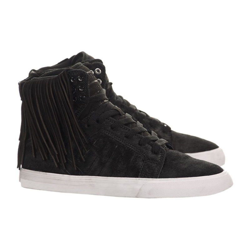 Inalti Dama Supra SkyTop Negrii | TNUDX7563