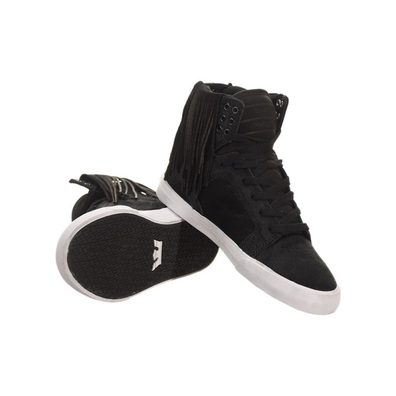 Inalti Dama Supra SkyTop Negrii | TNUDX7563