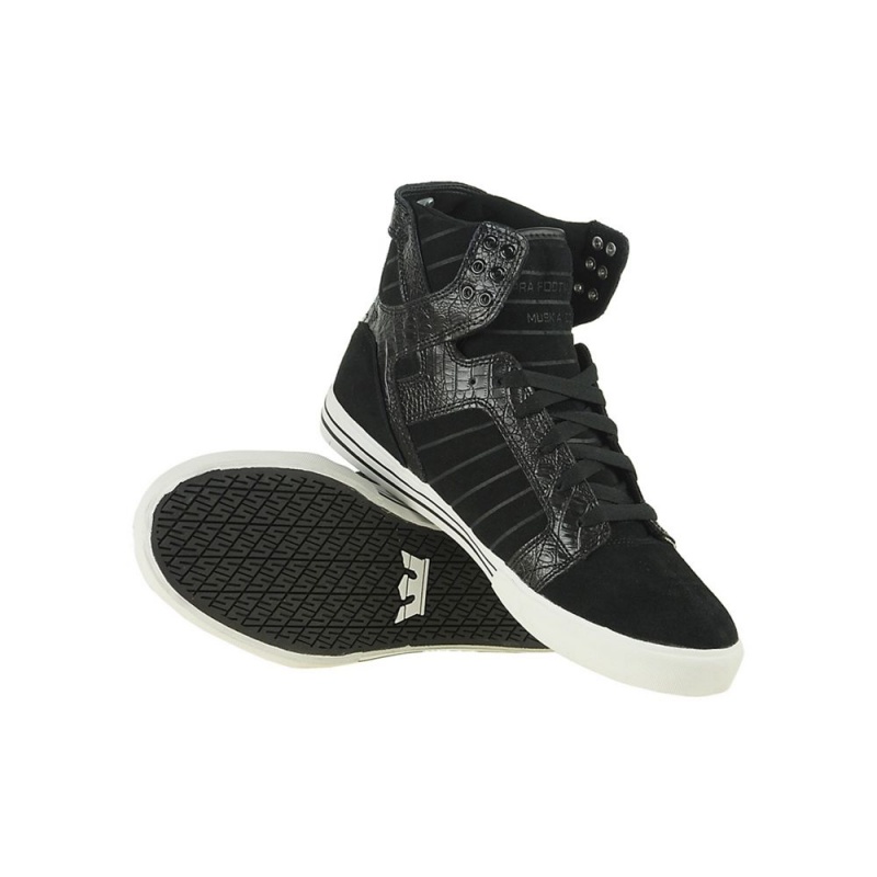 Inalti Dama Supra SkyTop Negrii | WHCKI1340