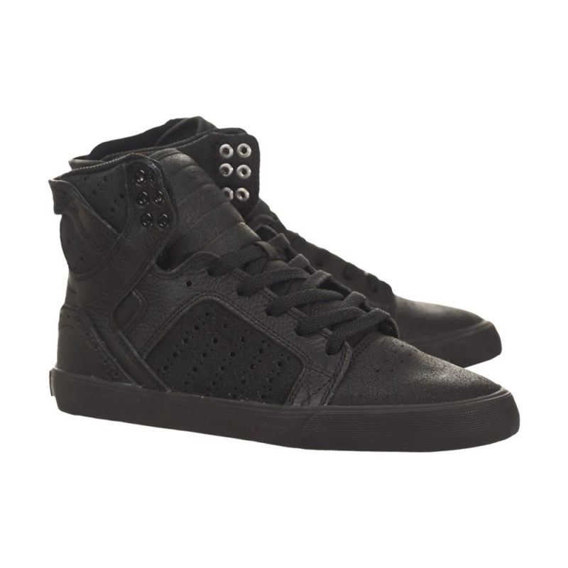 Inalti Dama Supra SkyTop Negrii | YQESW5967