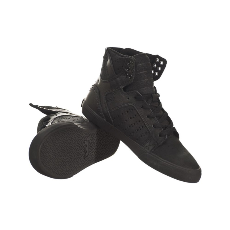 Inalti Dama Supra SkyTop Negrii | YQESW5967