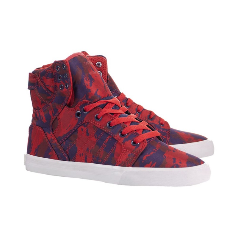 Inalti Dama Supra SkyTop Rosii | UXZOD4367