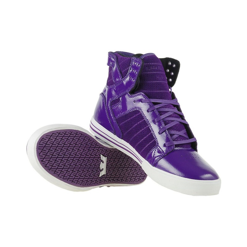 Inalti Dama Supra SkyTop Violet | XNOHW9183