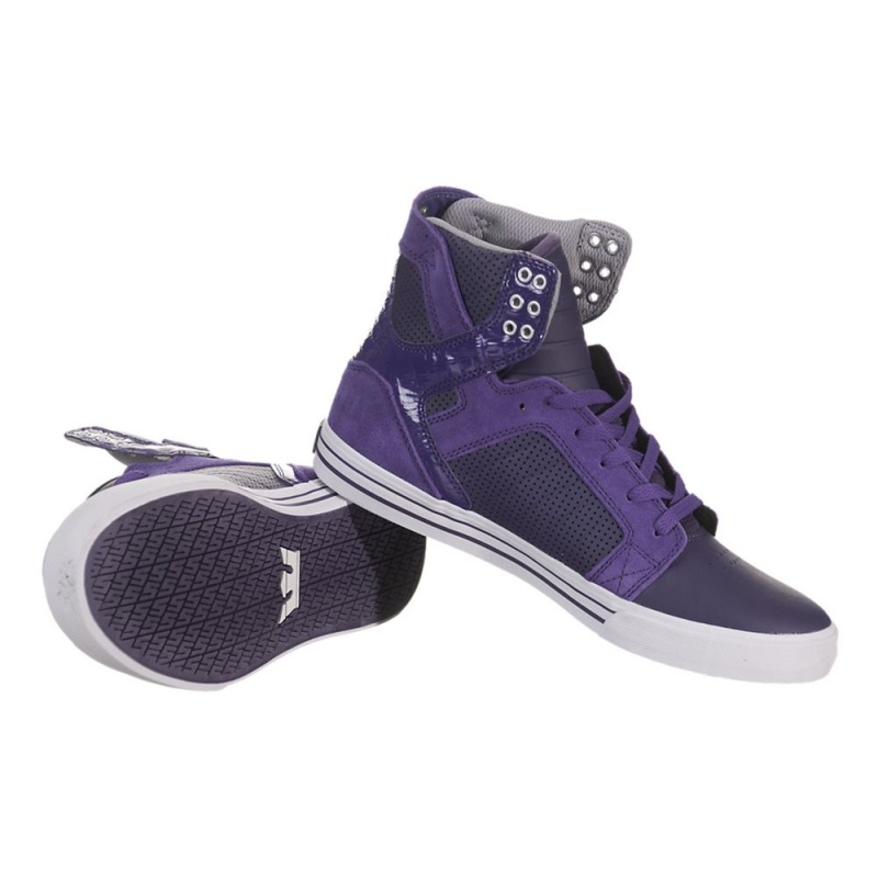 Inalti Dama Supra SkyTop Violet | XZFRJ8907