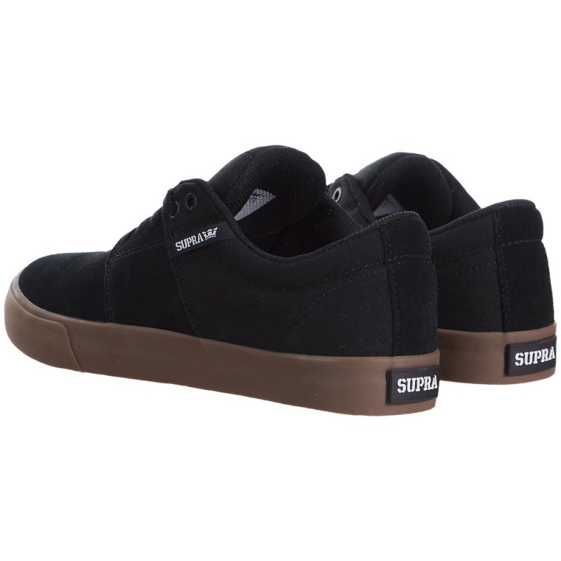 Talpa Subtire Barbati Supra Stacks Vulc II Negrii | IYCLJ3167